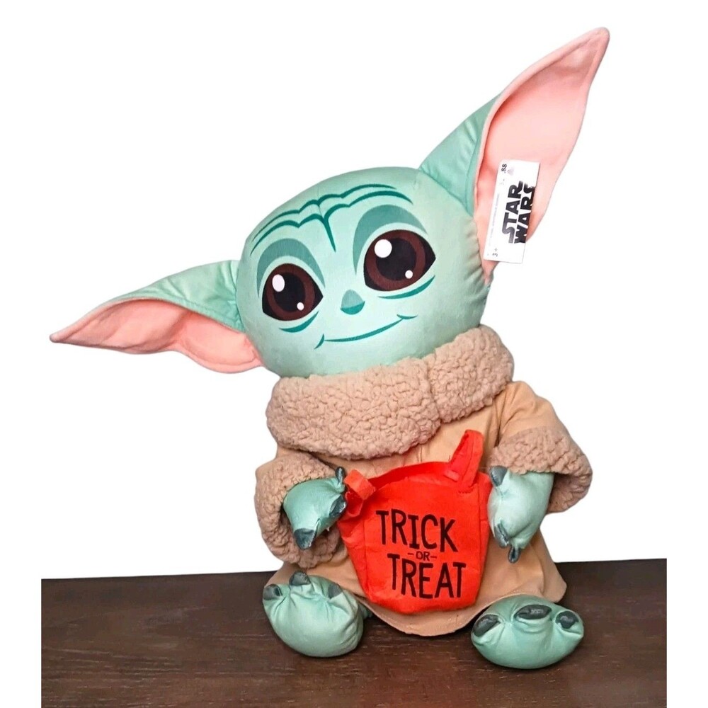 Star Wars Mandalorian The Child Grogu Halloween Greeter 17" Prop Figure Disney